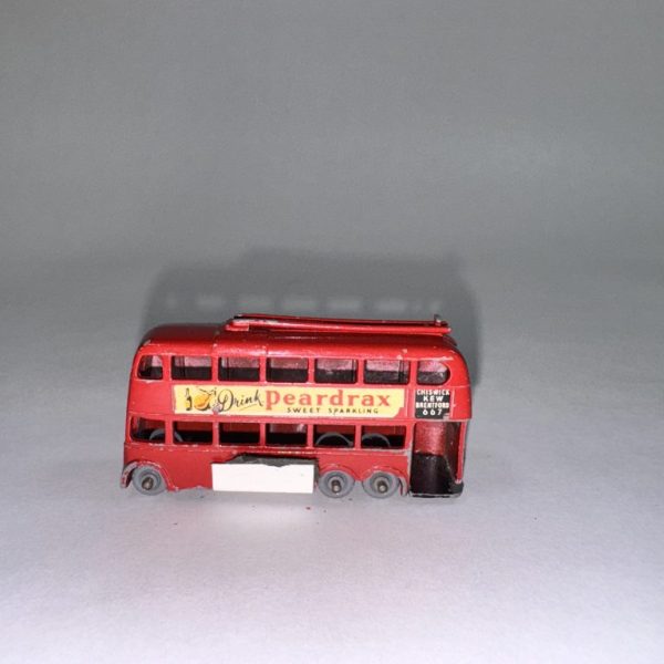 Vintage Matchbox London Trolley Double Decker Bus
